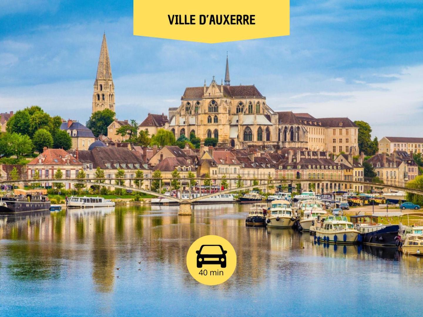 L'Expedition - Best Keys - Experience Unique - Deco Immersive - Lit Queen Size & Canape Convertible - Centre Ville - Netflix & Wifi Illimite - Check-In Autonome - Parking Gratuit Villeneuve-sur-Yonne Экстерьер фото